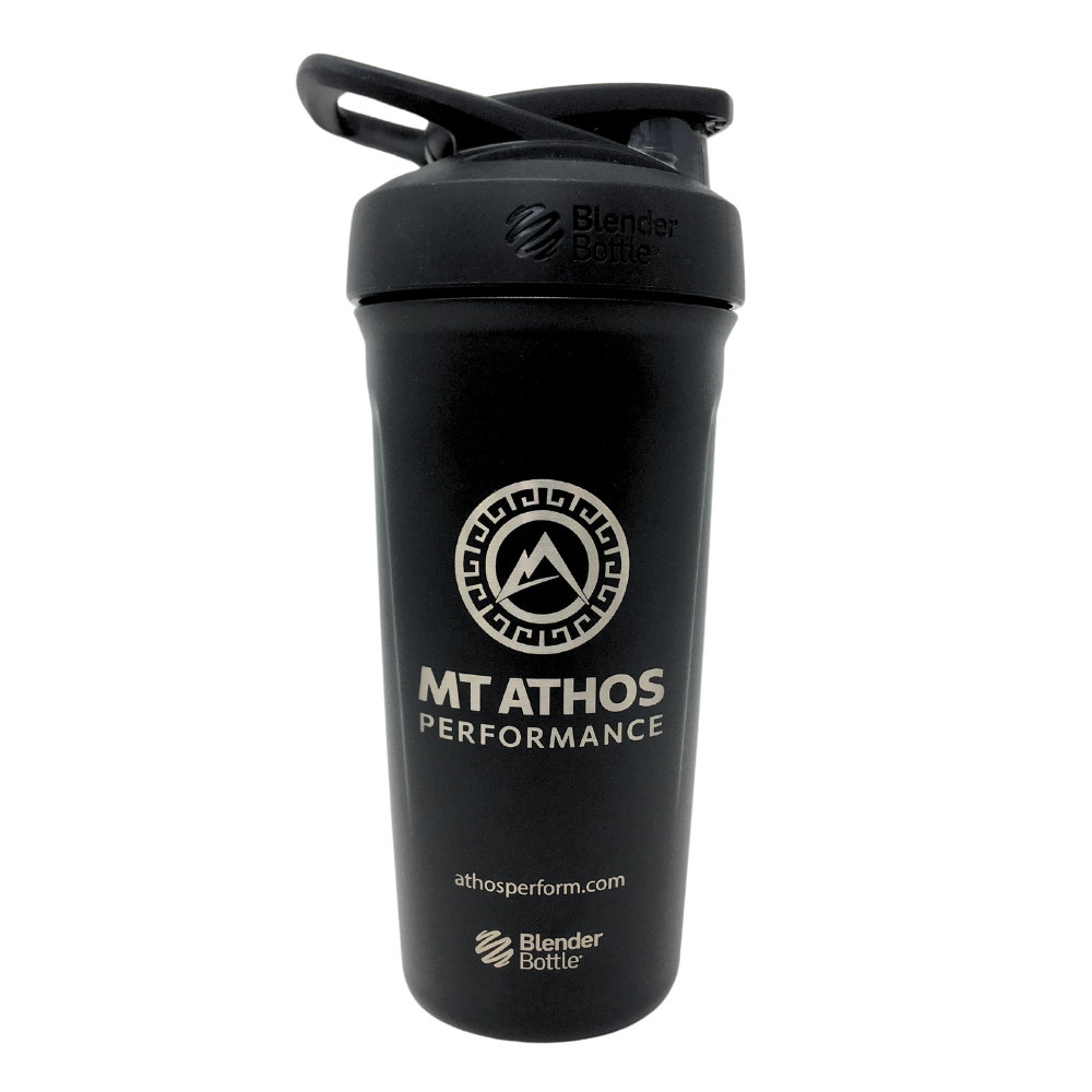 MTA Black Strada Blender Bottle – 24 oz