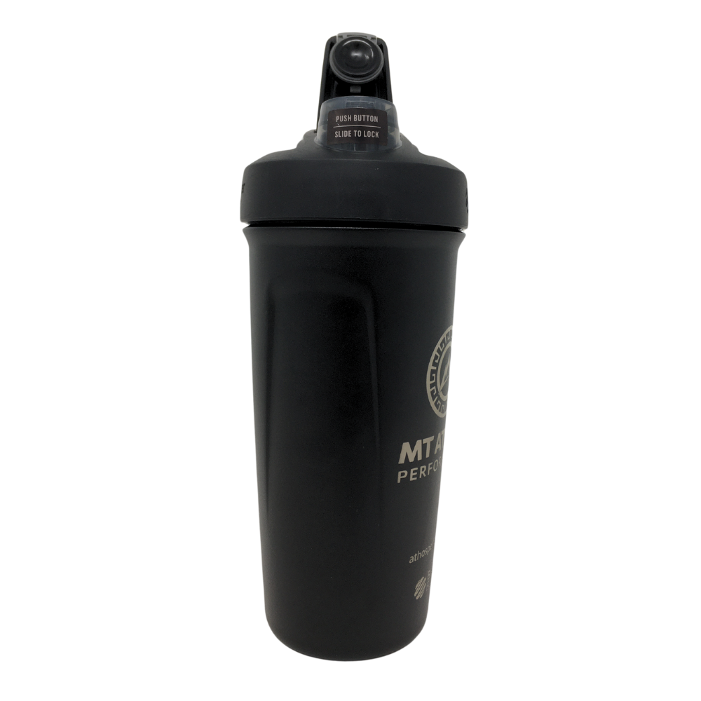 MTA Black Strada Blender Bottle – 24 oz