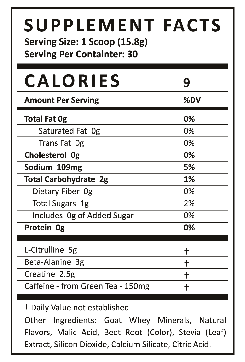 Dunamai Pre-Workout