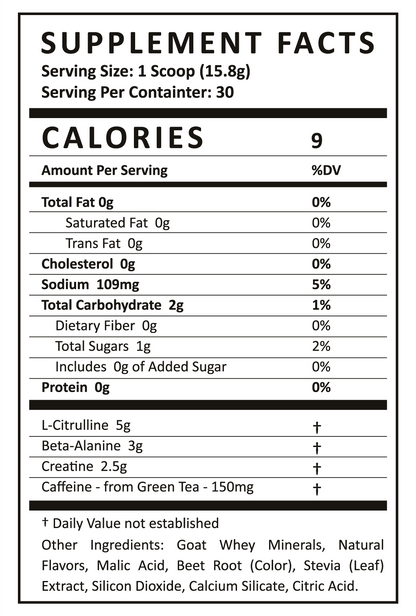Dunamai Pre-Workout