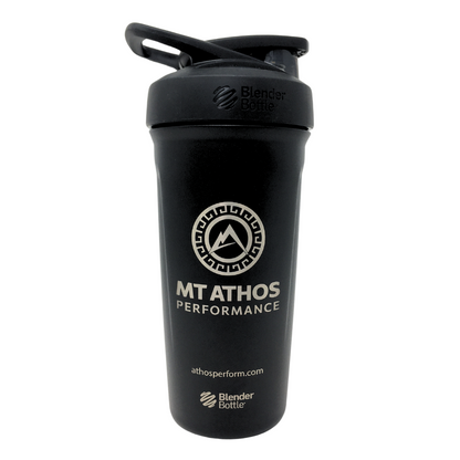 MTA Black Strada Blender Bottle – 24 oz